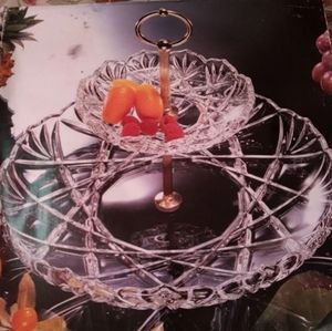 Mikasa 2-Tier Glass 
Brand new